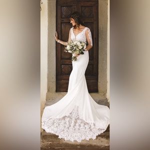 Long sleeve Essense of Australia Wedding Dress